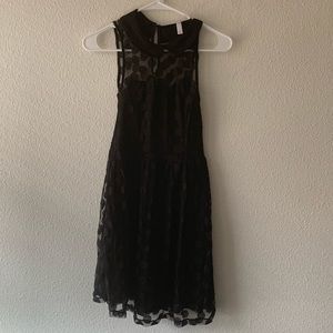 Black polkadot Xhilaration dress. Size Small